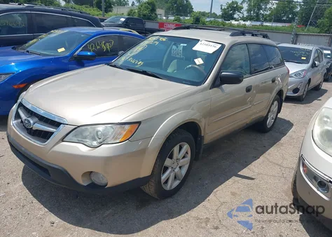 2009 Subaru Outback 2.5I z USA, uszkodzony, nr VIN 4S4BP61C497314279